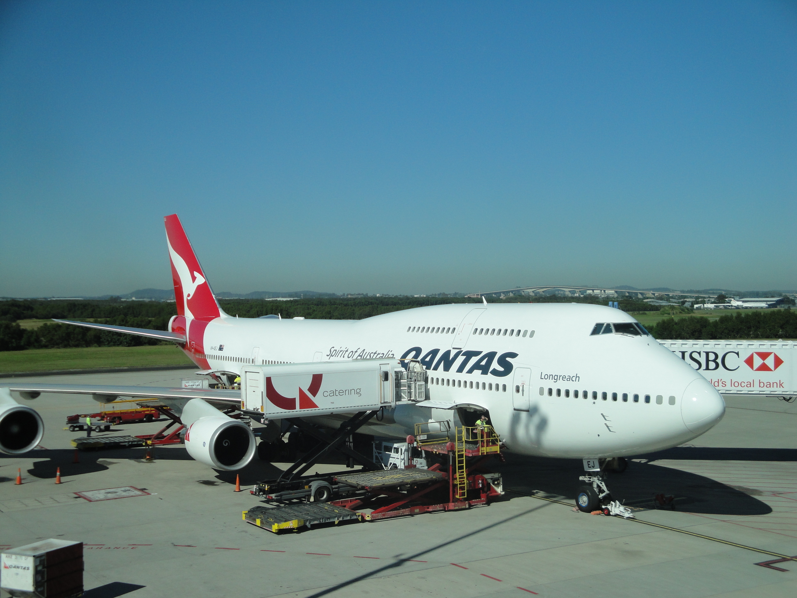 Qantas 747 Longreach