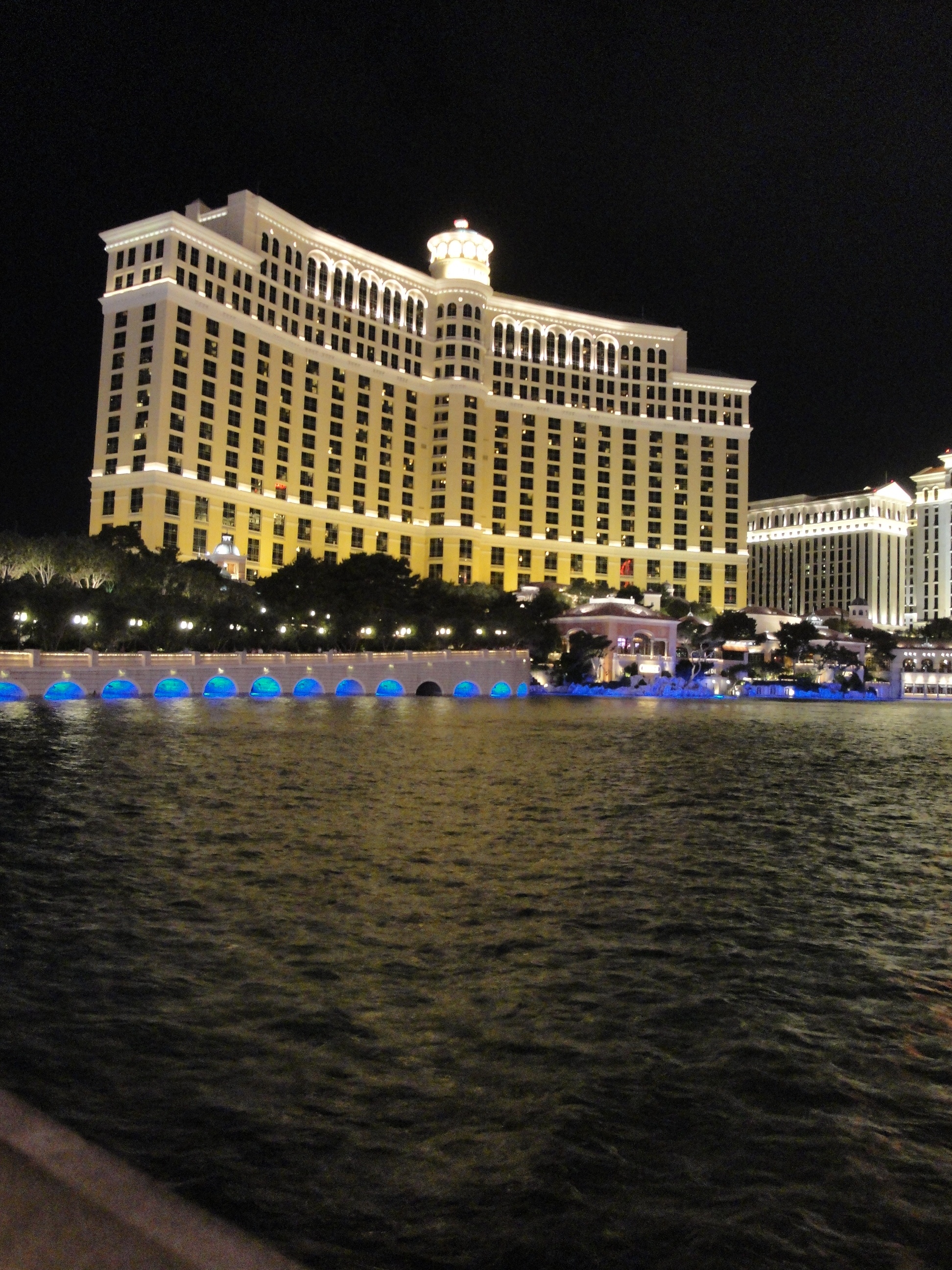 Bellagio Hotel at Night, Las Vegas, Nevada