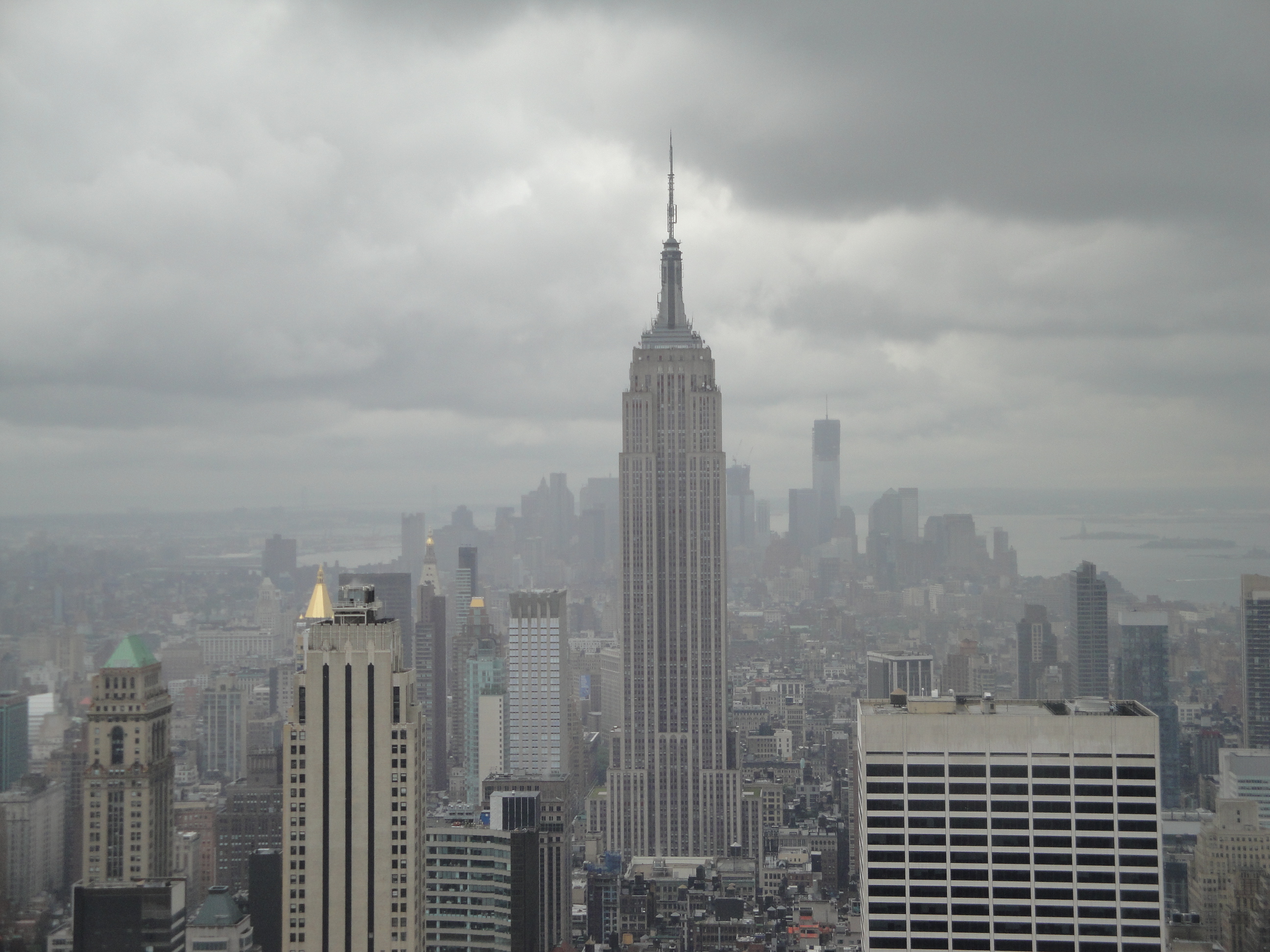 View from Top of the Rock towards Empire State Building
