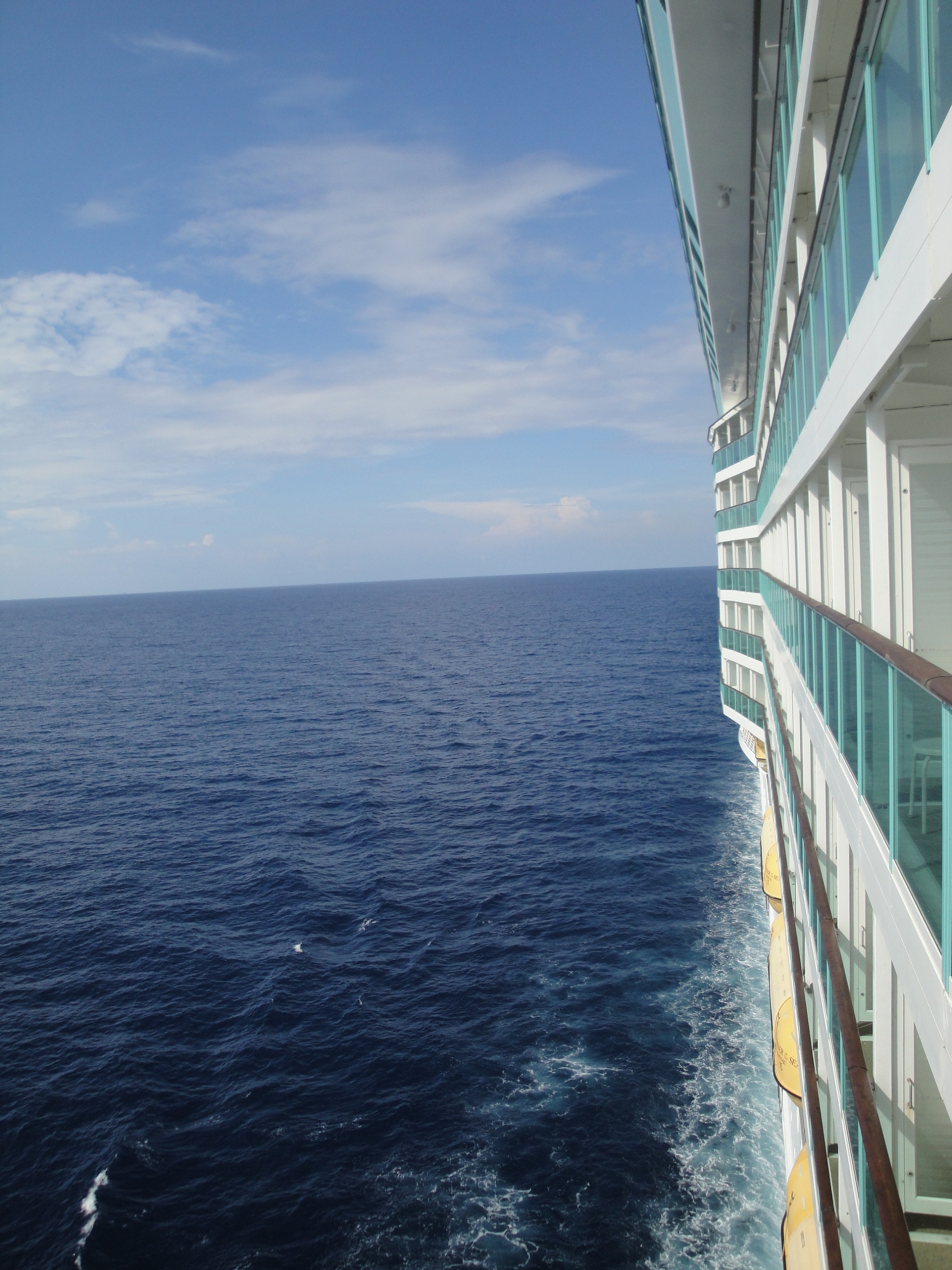 View from a Balcony Cabin on Mariner of the Seas